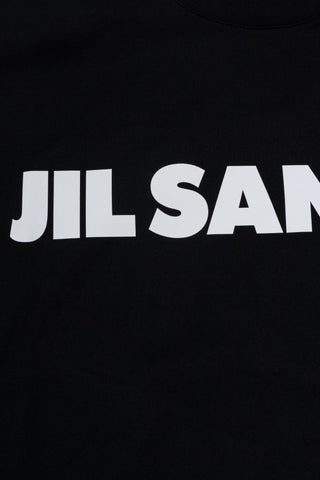 JIL SANDER BLACK T-shirt with printed logo 5