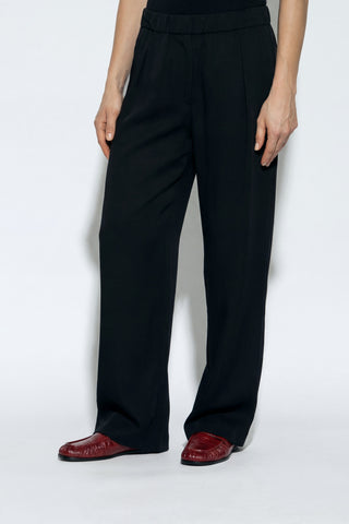 JIL SANDER BLACK Wide-leg trousers 3