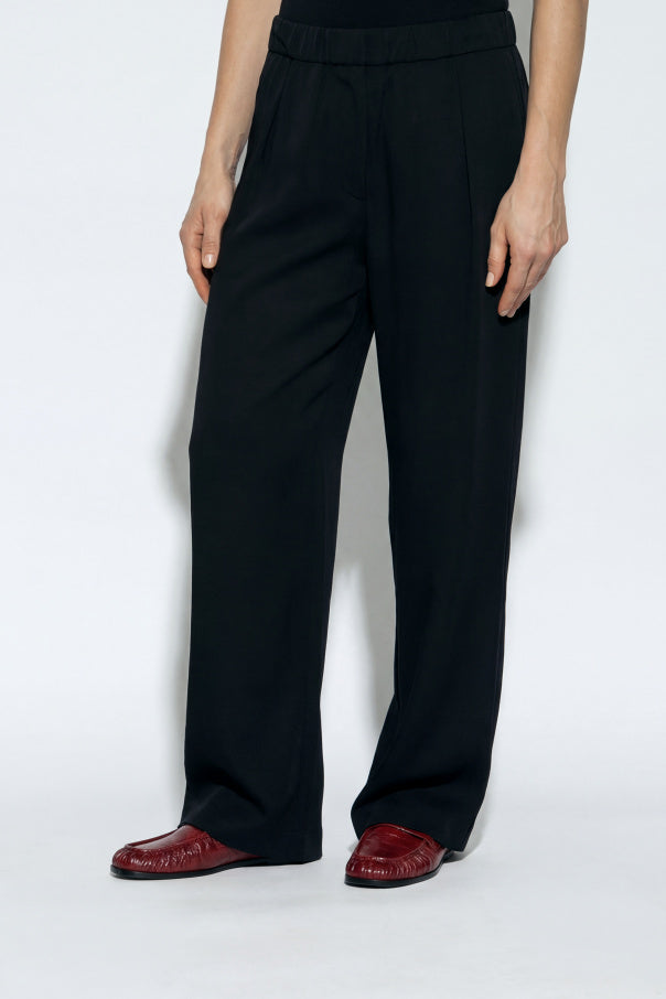 JIL SANDER BLACK Wide-leg trousers 3