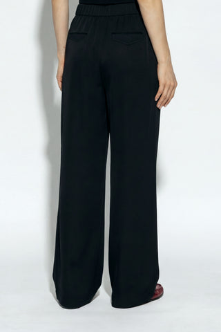 JIL SANDER BLACK Wide-leg trousers 4