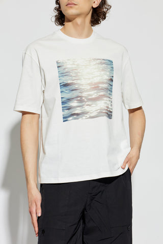 JIL SANDER WHITE T-shirt with print 3