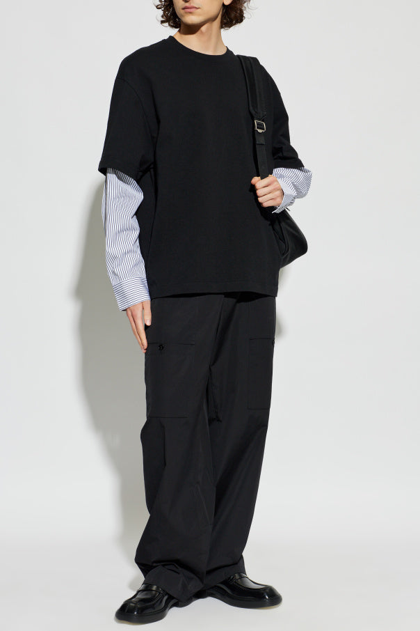 JIL SANDER BLACK Long sleeve T-shirt 2