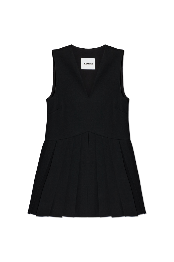 JIL SANDER BLACK Wool top 1