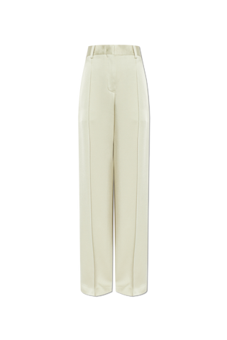 JIL SANDER GREEN Loose-fit trousers 1