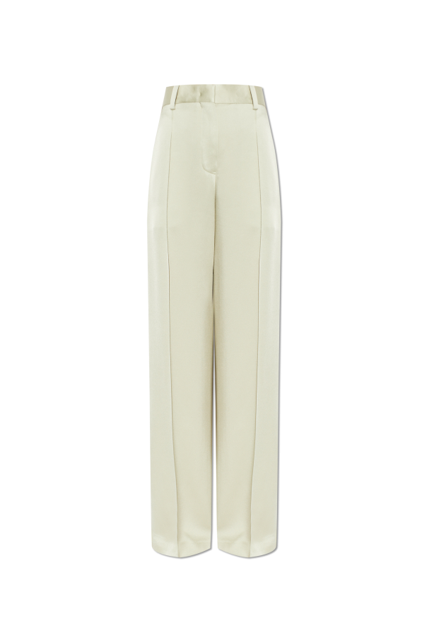 JIL SANDER GREEN Loose-fit trousers 1