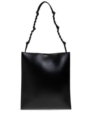 JIL SANDER BLACK Leather 'Shopper' bag 1
