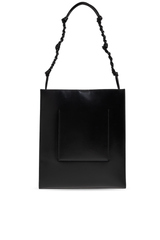 JIL SANDER BLACK Leather 'Shopper' bag 3