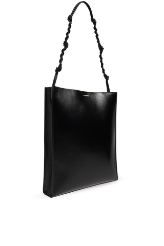 JIL SANDER BLACK Leather 'Shopper' bag 4