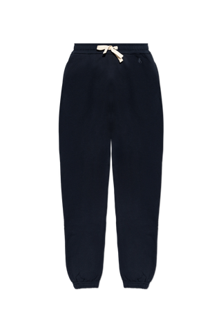 JIL SANDER NAVY BLUE Sweatpants with cuffed legs 1