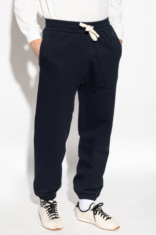 JIL SANDER NAVY BLUE Sweatpants with cuffed legs 3