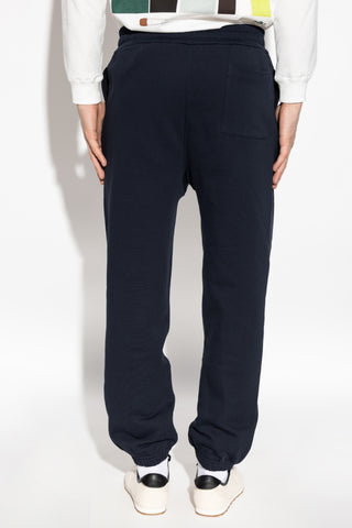 JIL SANDER NAVY BLUE Sweatpants with cuffed legs 4