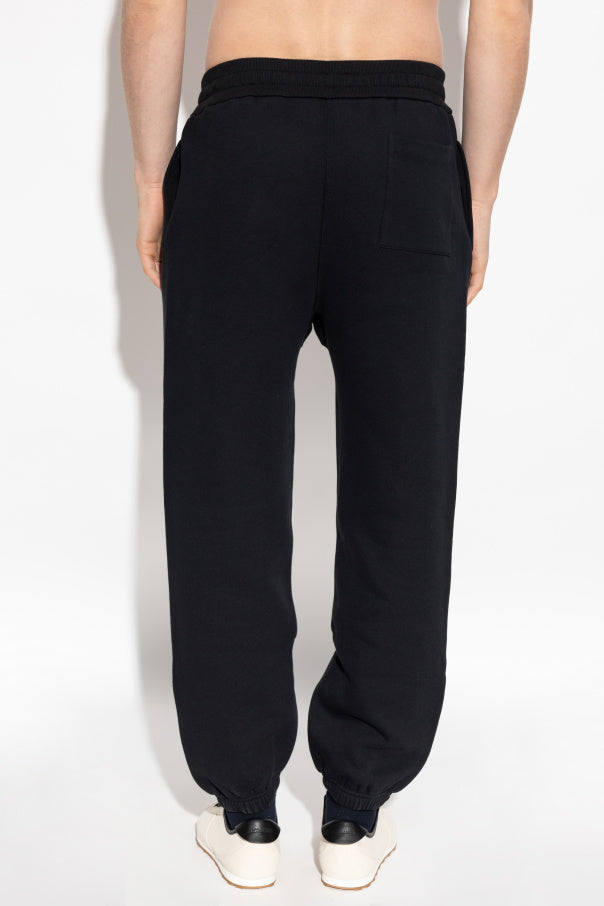 JIL SANDER BLACK Sweatpants with cuffed legs 4