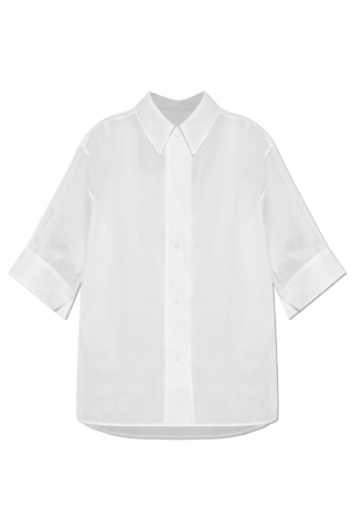 JIL SANDER WHITE Loose-fit shirt 1