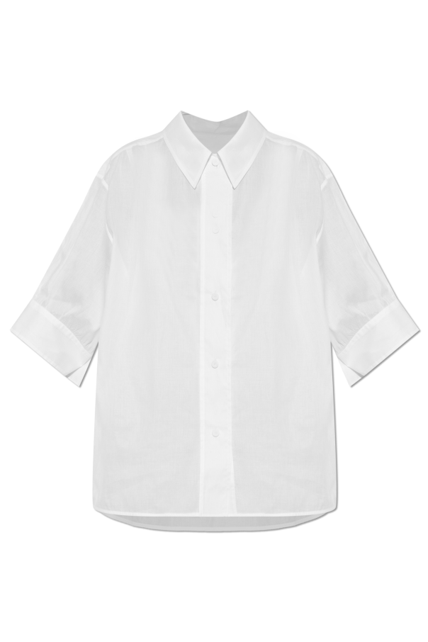 JIL SANDER WHITE Loose-fit shirt 1