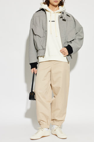 JIL SANDER cream Hoodie 2