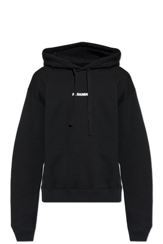 JIL SANDER BLACK Hoodie 1