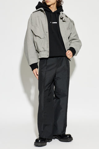 JIL SANDER BLACK Hoodie 2