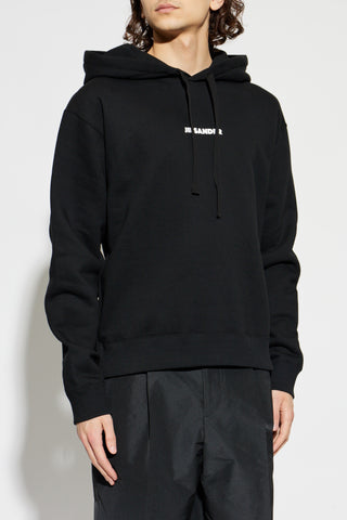 JIL SANDER BLACK Hoodie 3