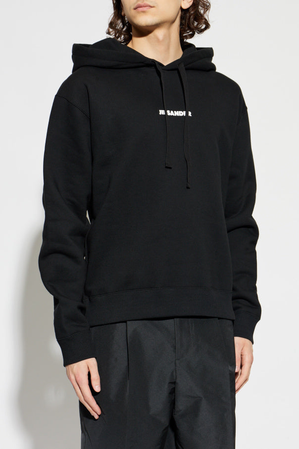 JIL SANDER BLACK Hoodie 3