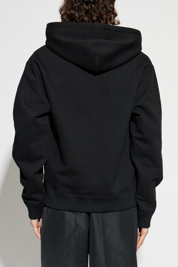 JIL SANDER BLACK Hoodie 4