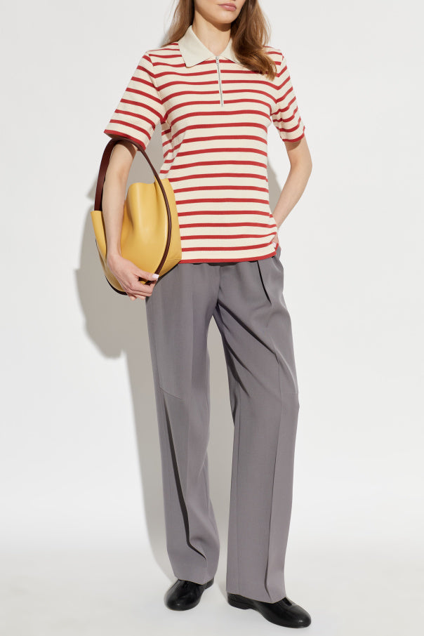 JIL SANDER+ RED Striped pattern polo 2