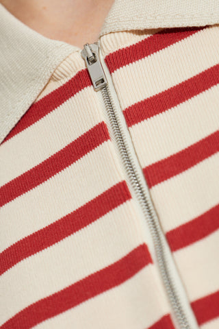JIL SANDER+ RED Striped pattern polo 5