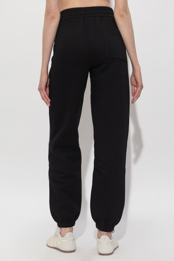JIL SANDER BLACK Sweatpants with cuffed legs 4