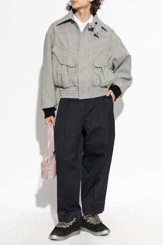 JIL SANDER BLACK Wide-leg trousers 2