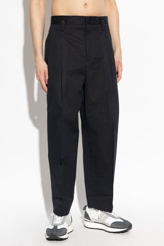 JIL SANDER BLACK Wide-leg trousers 3