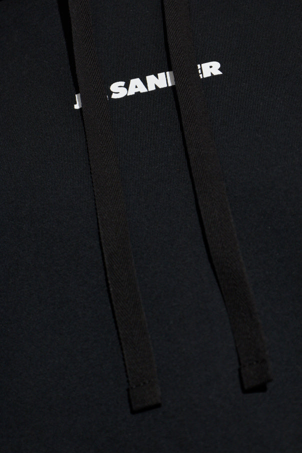 JIL SANDER BLACK Hoodie 5