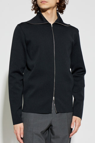 JIL SANDER BLACK Sweatshirt with collar 3