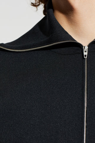 JIL SANDER BLACK Sweatshirt with collar 5