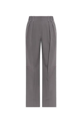 JIL SANDER GREY Wool trousers 1