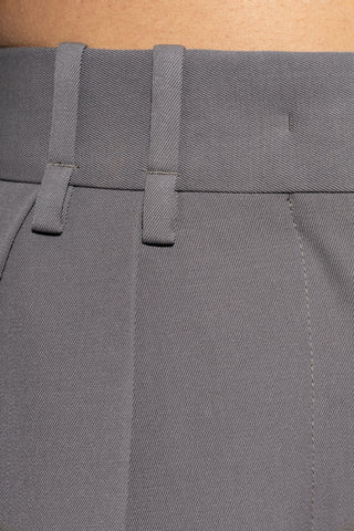 JIL SANDER GREY Wool trousers 5