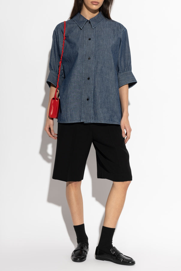 JIL SANDER NAVY BLUE Denim shirt 2