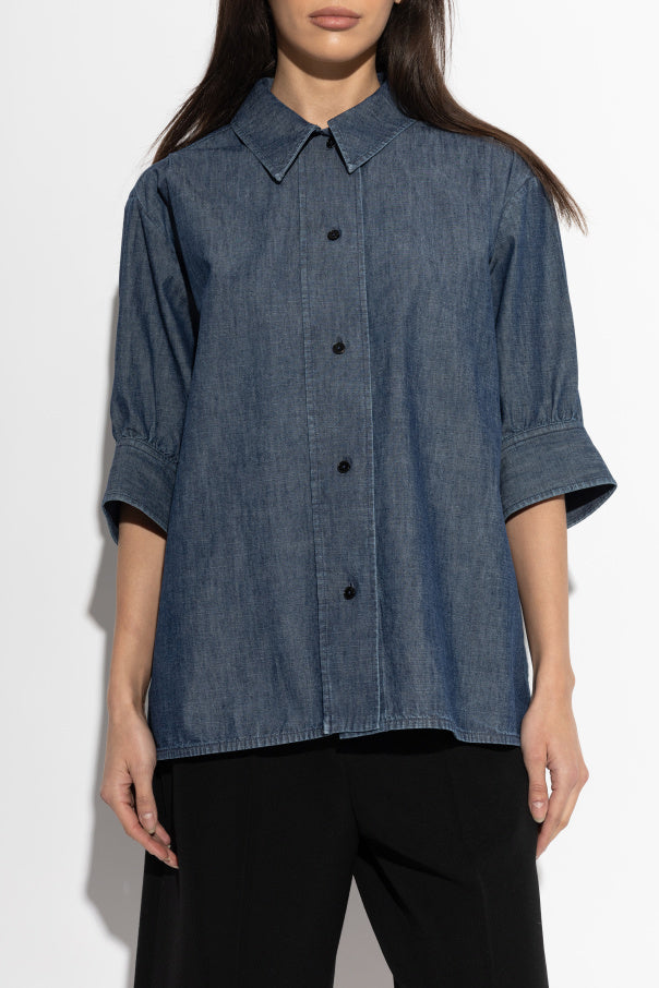 JIL SANDER NAVY BLUE Denim shirt 3