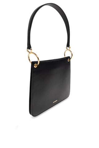 JIL SANDER BLACK ‘Otto Small’ shoulder bag 4