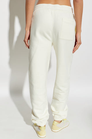 JIL SANDER cream Sweatpants with ribbed cuffs 4