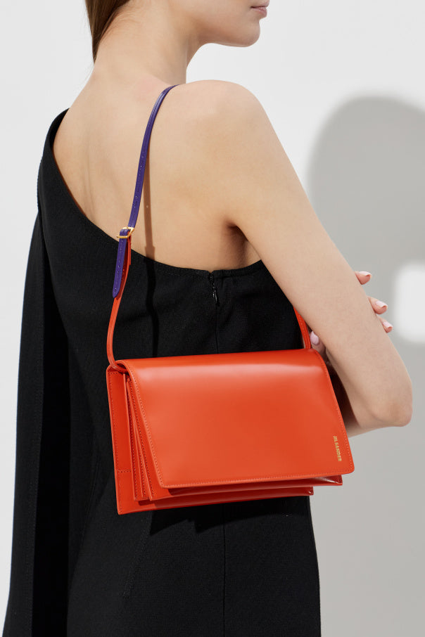 JIL SANDER ORANGE File Small Bag 2