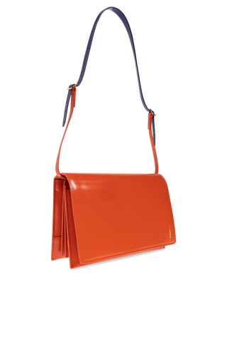 JIL SANDER ORANGE File Small Bag 4