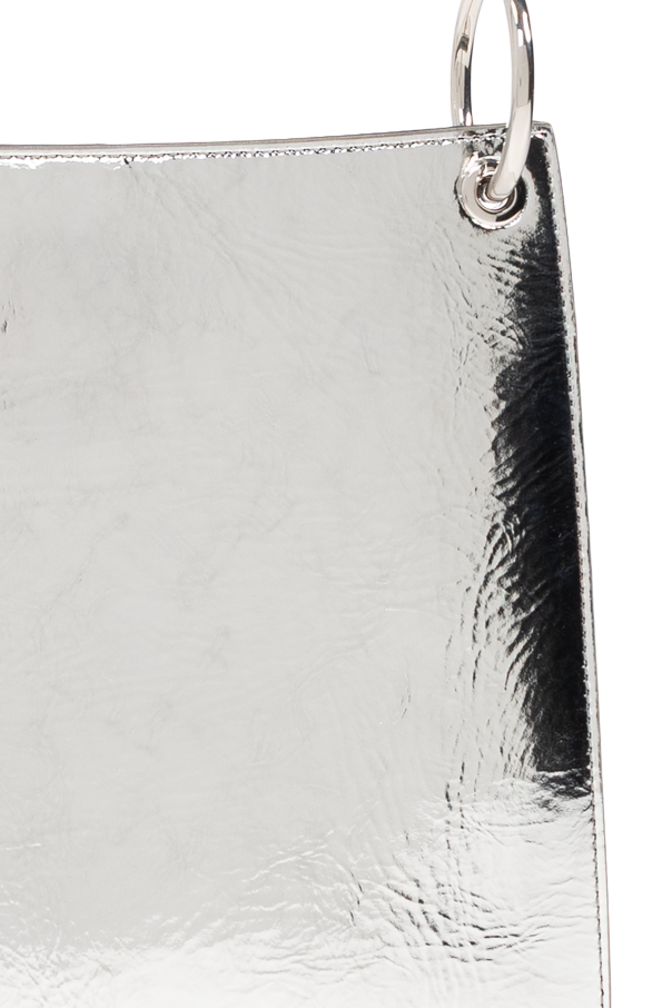 JIL SANDER SILVER "Otto Small" bag 6