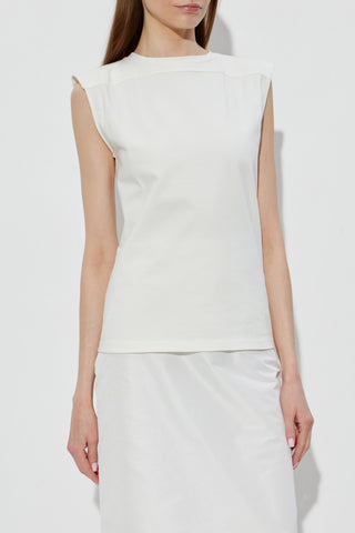 JIL SANDER WHITE Cotton top 3