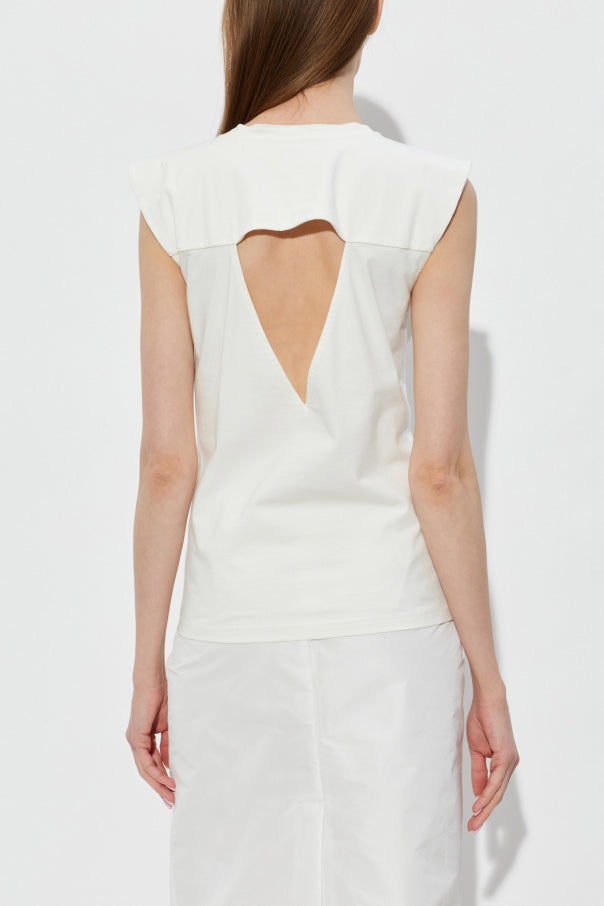 JIL SANDER WHITE Cotton top 4