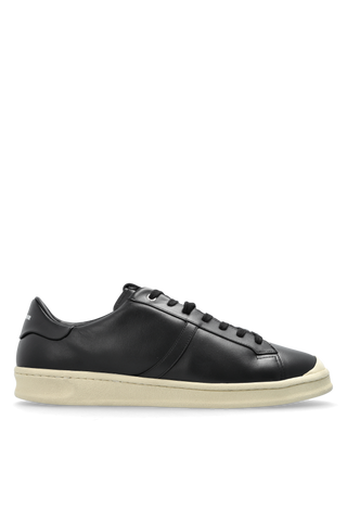 JIL SANDER BLACK Leather sports shoes 1