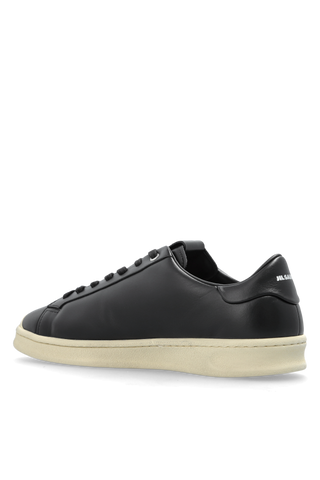 JIL SANDER BLACK Leather sports shoes 5