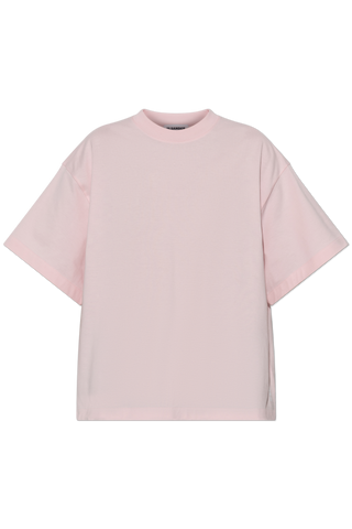 JIL SANDER PINK T-shirt with printed logo 1