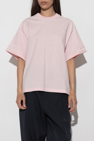 JIL SANDER PINK T-shirt with printed logo 3