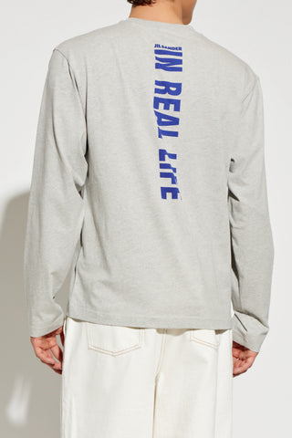 JIL SANDER GREY Long sleeve T-shirt 4