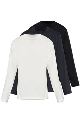 JIL SANDER WHITE Three-pack of T-shirts 1