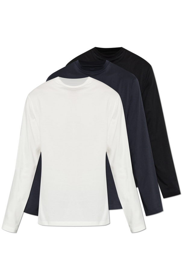JIL SANDER WHITE Three-pack of T-shirts 1